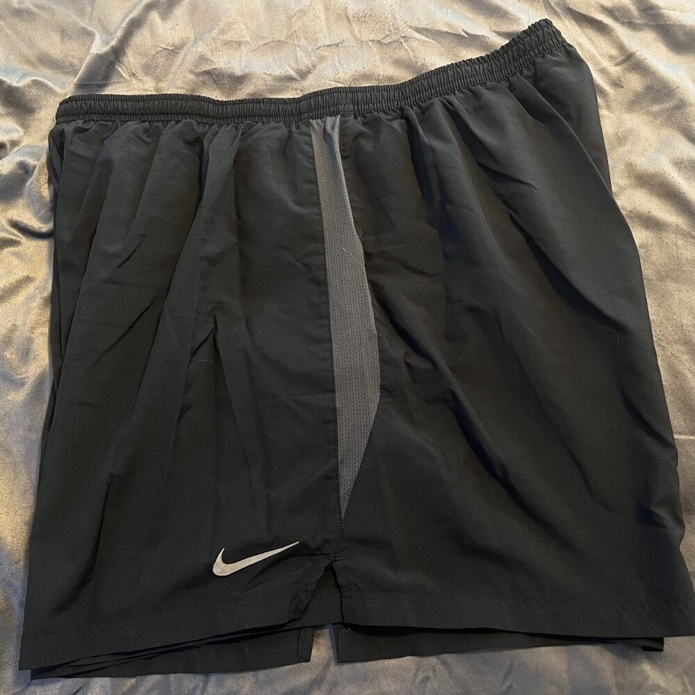 Mens Nike Dri-Fit Running Shorts Black XXL
